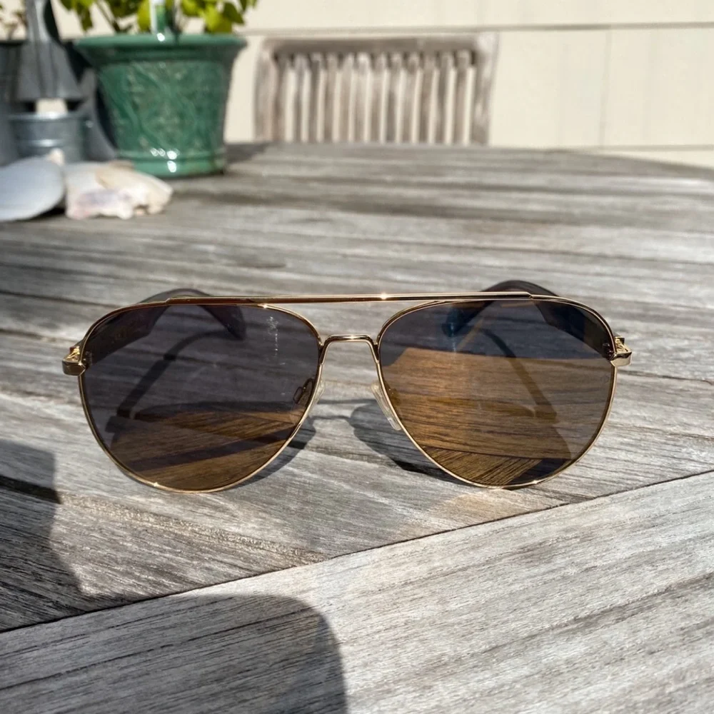 🕶 RAG & BONE YELLOW BLUE MIRRORED AVIATOR SUNNIES